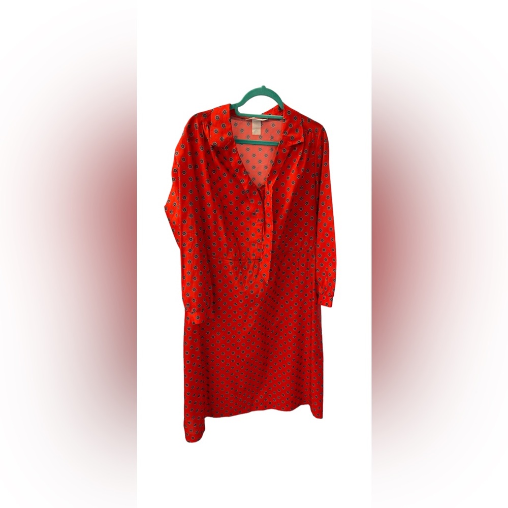 Vintage Lady Blair Floret Medallion Red Dress (Costume like Quality)